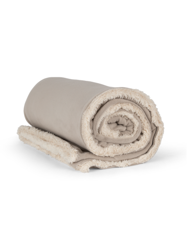 Plaid van Sherpa bedrukken | Beige