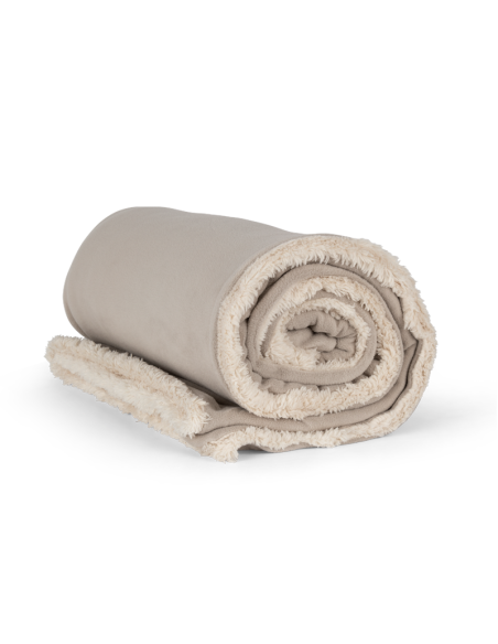 Plaid van Sherpa bedrukken | Beige